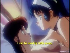Two Attractive Anime Girls Engage In Oral Sex And Kissing On Each Other